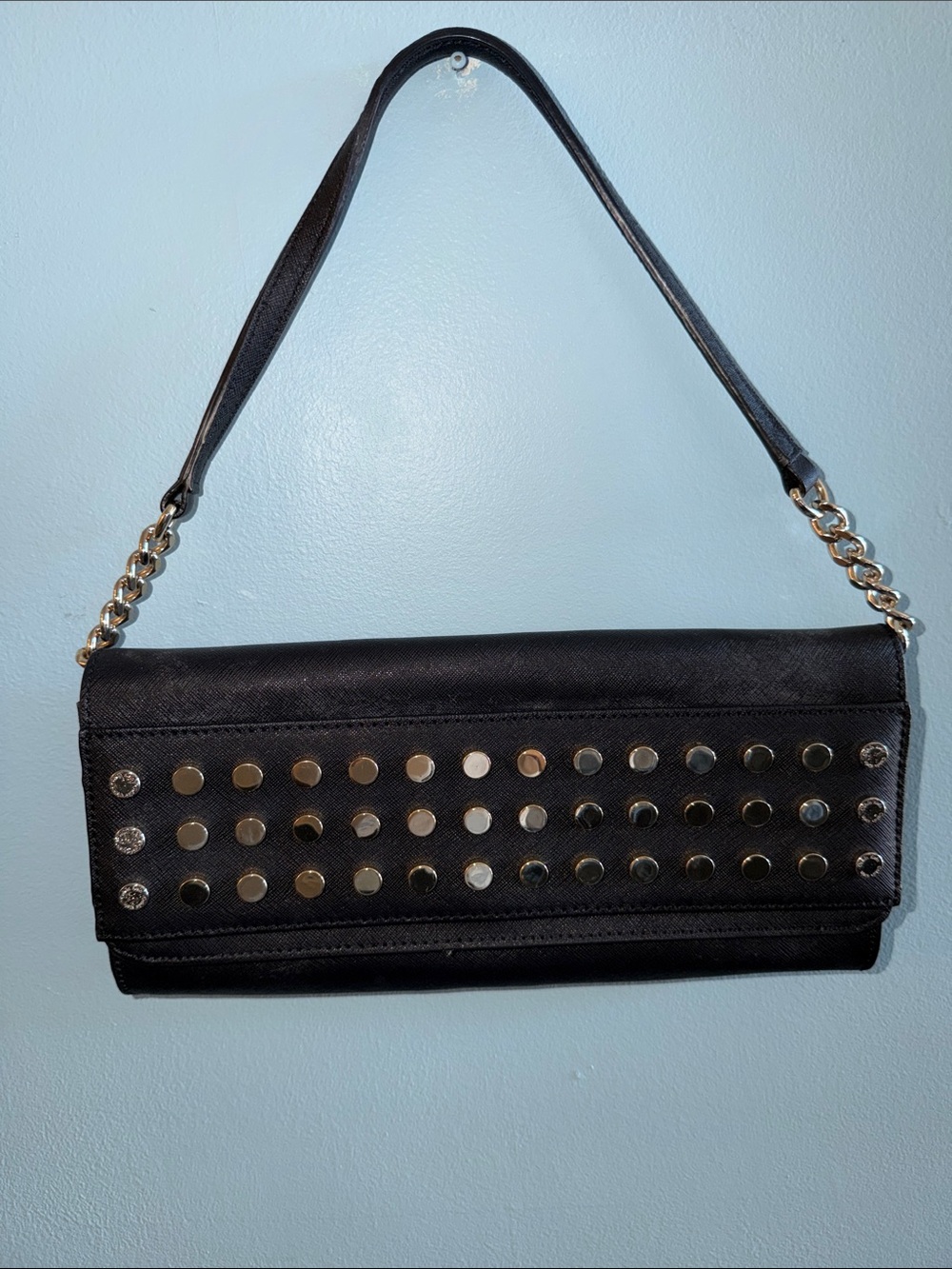 Calvin Klein Studded Shoulder Bag